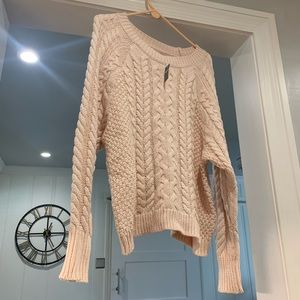 Arie Perfect Pink Sweater